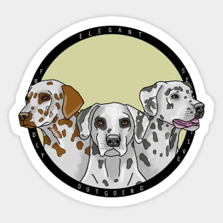 Dalmation dog Sticker